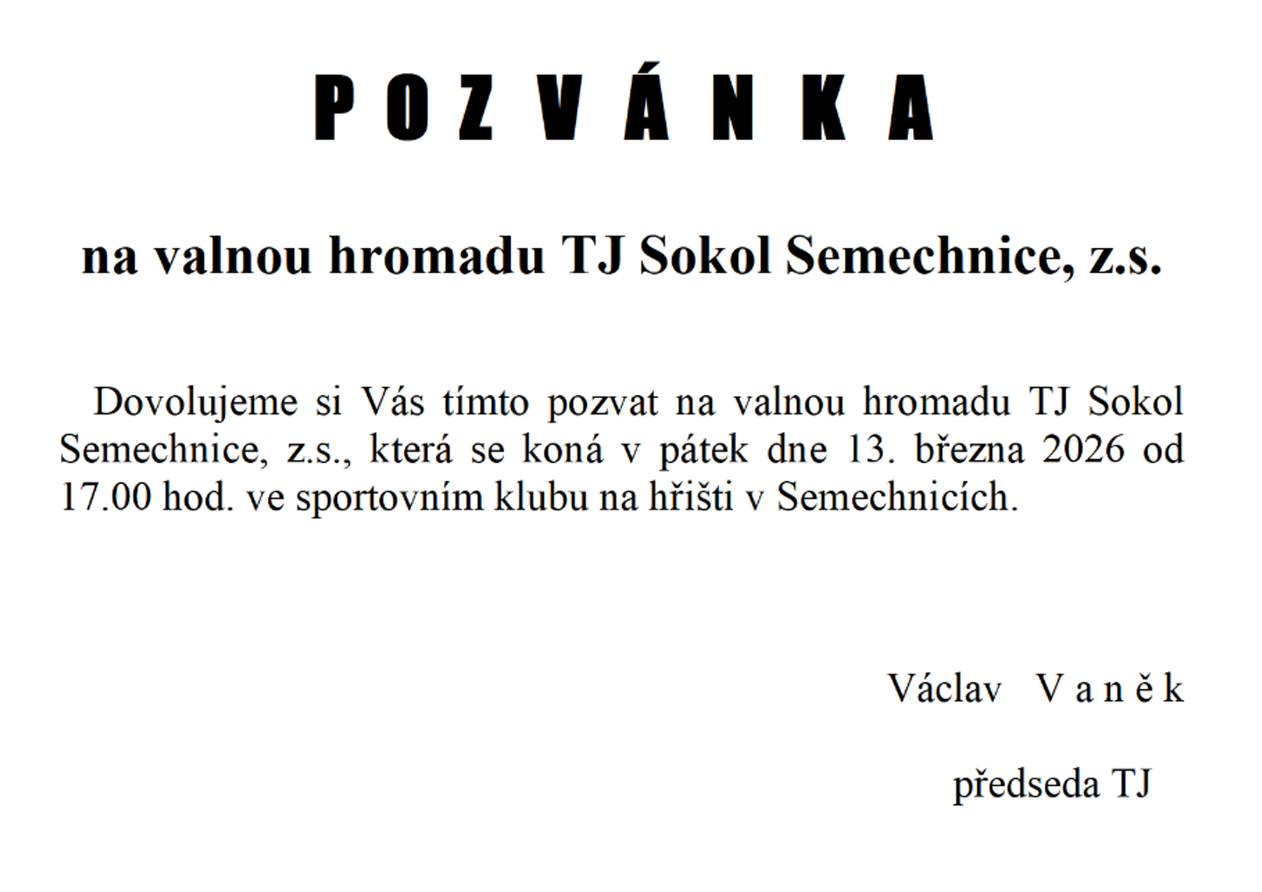 Pozvanka Pozvanka